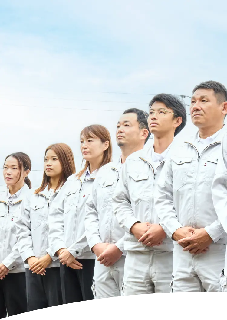 purpose 新しい常識で建設業に光を灯す mission 関わるすべてに安全と安心を